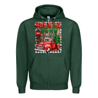 Sports Green small town christmas Zipper Hoodie - BarkalooDesign