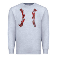 Heather Grey ball stitch Premium Sweatshirt - AdoDesignShop