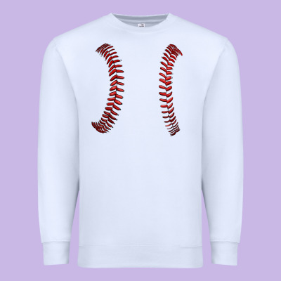 Ball Stitch Premium Sweatshirt Designed By Adodesignshop