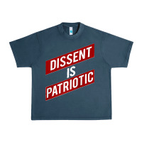 Dissent Is Patriotic Political Meme Raglan Baseball Tee Urban Heavy Tee | Teevron
