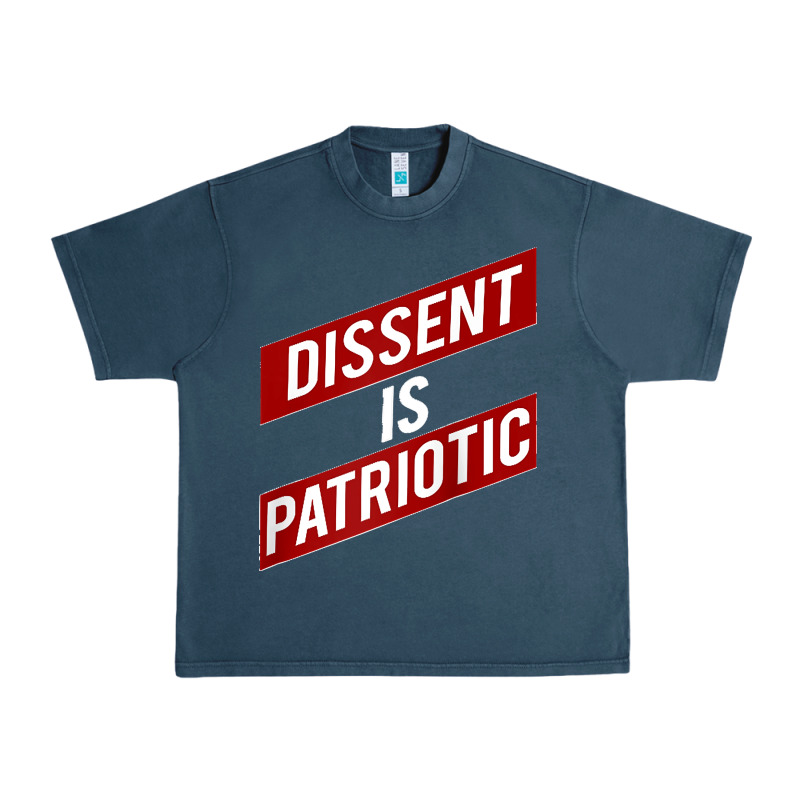 Dissent Is Patriotic Political Meme Raglan Baseball Tee Urban Heavy Tee by maiPhamDesign | Teevron