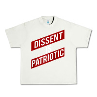 Pistachio DISSENT IS PATRIOTIC Political Meme Raglan Baseball Tee Urban Heavy Tee - maiPhamDesign