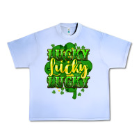 Grape Ice lucky lucky lucky clover St. Patrick's Urban Heavy Tee - HowdyJamesFarm