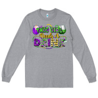 Heather Grey This girl needs a drink Long Sleeve Tee - FaDigitalArtStudio