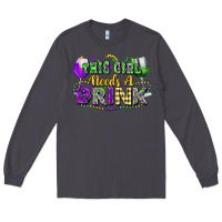 Smoke This girl needs a drink Long Sleeve Tee - FaDigitalArtStudio