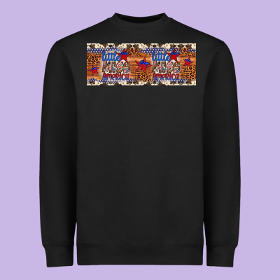 Little Miss America Heavyweight Sweatshirt Designed By Artiststas