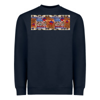 Navy little miss america Heavyweight Sweatshirt - Artiststas