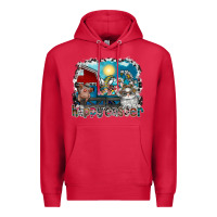 Cardinal Happy Easter Premium Hoodie - CowhideDigitalArt