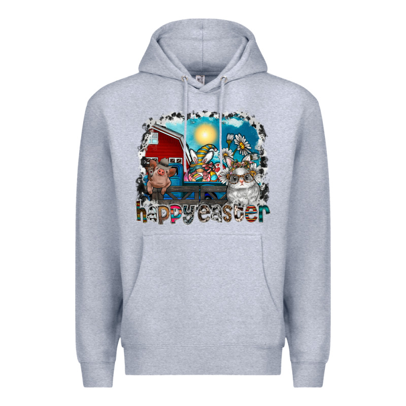 Happy Easter Premium Hoodie by CowhideDigitalArt | Teevron