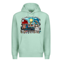 Seafoam Happy Easter Premium Hoodie - CowhideDigitalArt