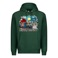 Sports Green Happy Easter Premium Hoodie - CowhideDigitalArt