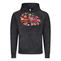 Vintage Black Western Valentines Day Truck Photography Love Side Vintage Hoodie - FaDigitalArtStudio