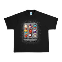Black halloween funny set ghost mummy witch vampire and pumpkin t shirt Urban Heavy Tee - maiPhamDesign