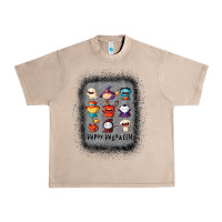 French Oak halloween funny set ghost mummy witch vampire and pumpkin t shirt Urban Heavy Tee - maiPhamDesign