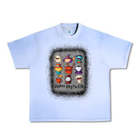 Grape Ice halloween funny set ghost mummy witch vampire and pumpkin t shirt Urban Heavy Tee - maiPhamDesign