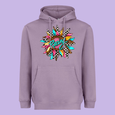 Racing Sunflower Heavyweight Hoodie Designed By Adodesignshop