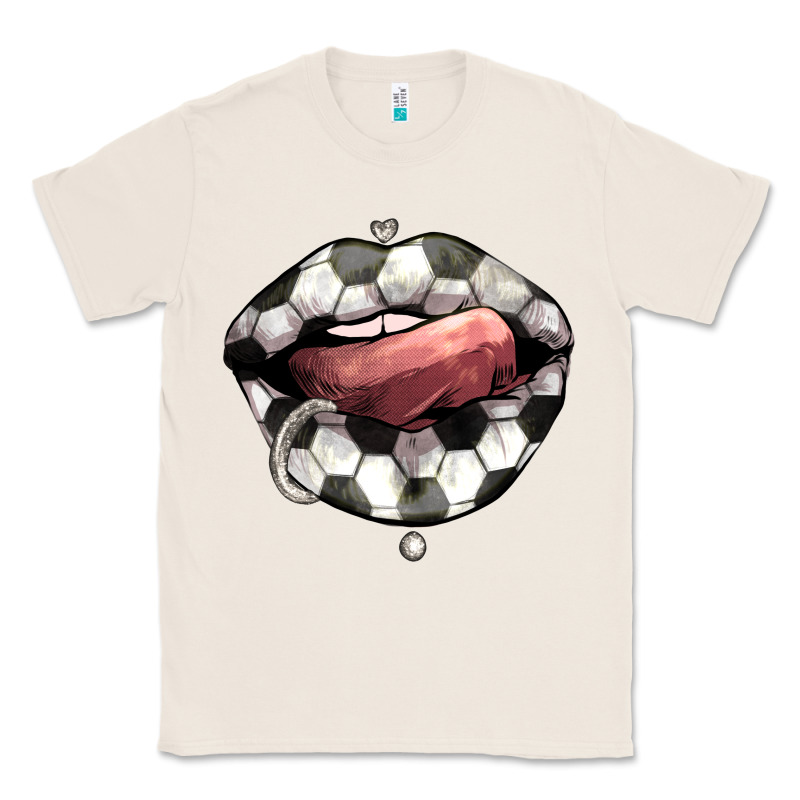 Soccer Lips Classic Tee by HowdyJamesFarm | Teevron