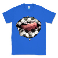 True Royal Soccer lips Classic Tee - HowdyJamesFarm