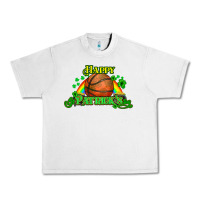 Lunar Rock St. Patrick's Day Basketball Urban Heavy Tee - HowdyJamesFarm