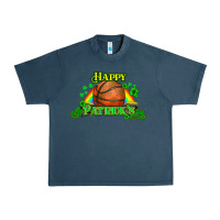 Midnight Navy St. Patrick's Day Basketball Urban Heavy Tee - HowdyJamesFarm