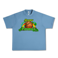 Pebble Blue St. Patrick's Day Basketball Urban Heavy Tee - HowdyJamesFarm