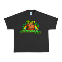 Pigment Black St. Patrick's Day Basketball Urban Heavy Tee - HowdyJamesFarm