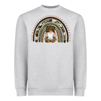 Heather Grey camouflage gnomes rainbow Heavyweight Sweatshirt - Artiststas