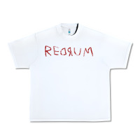 White REDRUM T-Shirt Urban Heavy Tee - maiPhamDesign