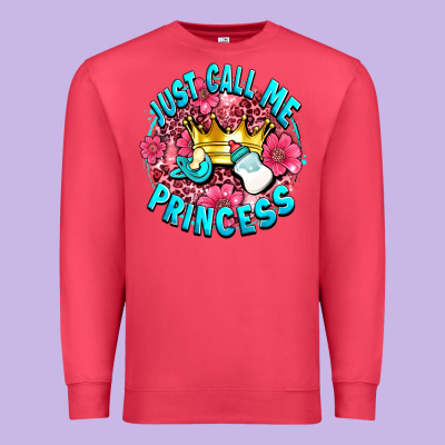 Just Call Me Princess Premium Sweatshirt Designed By Adodesignshop