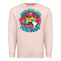 Pale Pink just call me princess Premium Sweatshirt - AdoDesignShop