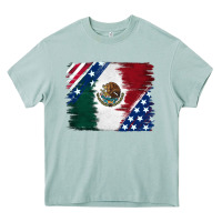 Arona Mexican With American Flag Heavy Core Tee - RanaPortraitStore