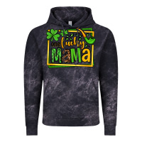 Cloud Black One lucky mama St. Patrick's Vintage Hoodie - OliviaCreatesArt