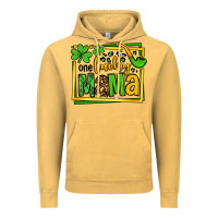 Vintage Mustard One lucky mama St. Patrick's Vintage Hoodie - OliviaCreatesArt