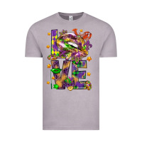 Vintage Zinc Mardi Gras love lips Vintage Tee - HowdyJamesFarm