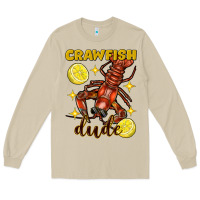 Mushroom Mardi Gras Crawfish dude Long Sleeve Tee - FaDigitalArtStudio