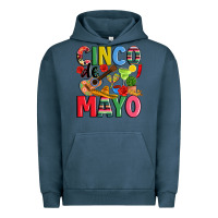 Pigment Midnight Navy cinco de mayo Urban Hoodie - JahusDesignShop