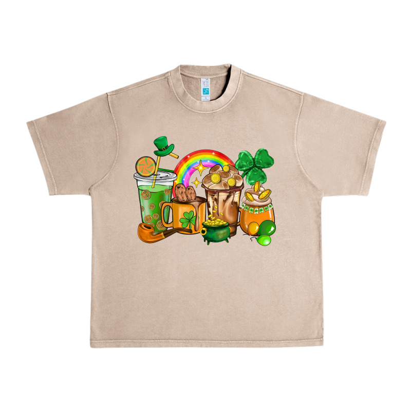 St. Patricks Coffee Cups Urban Heavy Tee by HowdyJamesFarm | Teevron