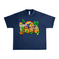 Navy St. Patricks coffee cups Urban Heavy Tee - HowdyJamesFarm