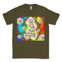 Army Green be you with daisies Classic Tee - TumblerDesignByShophia
