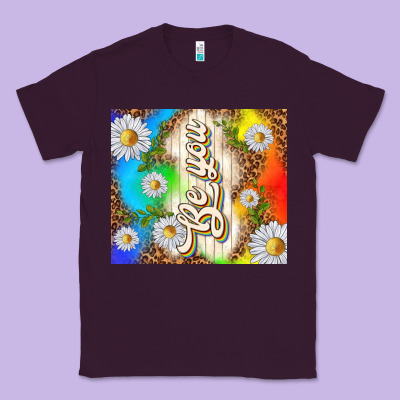 Be You With Daisies Classic Tee Designed By Tumblerdesignbyshophia