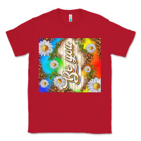 Red be you with daisies Classic Tee - TumblerDesignByShophia