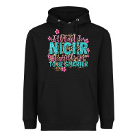 Black i'll try to be nicer if you'll try ti be smarter Heavyweight Hoodie - AdoDesignShop