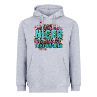 Heather Grey i'll try to be nicer if you'll try ti be smarter Heavyweight Hoodie - AdoDesignShop