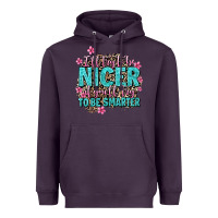 Plum i'll try to be nicer if you'll try ti be smarter Heavyweight Hoodie - AdoDesignShop