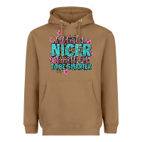 Toasted Coconut i'll try to be nicer if you'll try ti be smarter Heavyweight Hoodie - AdoDesignShop