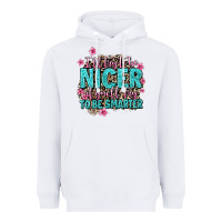 White i'll try to be nicer if you'll try ti be smarter Heavyweight Hoodie - AdoDesignShop