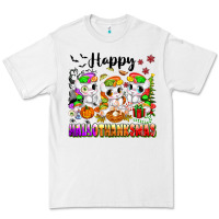 White happy hallothanksmas unicorns Premium Tee - texasbilliewilder