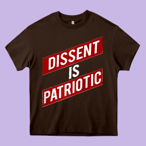 Dissent Is Patriotic Political Meme Raglan Baseball Tee Heavy Core Tee Designed By Maiphamdesign
