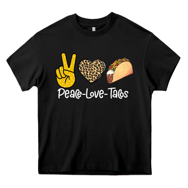 Peace Love Tacos Heavy Core Tee by Bettercallsaul | Teevron