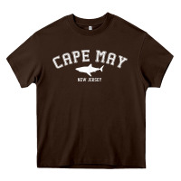 Chocolate Brown cape may new jersey shark travel gift t shirt t shirt Heavy Core Tee - maiPhamDesign